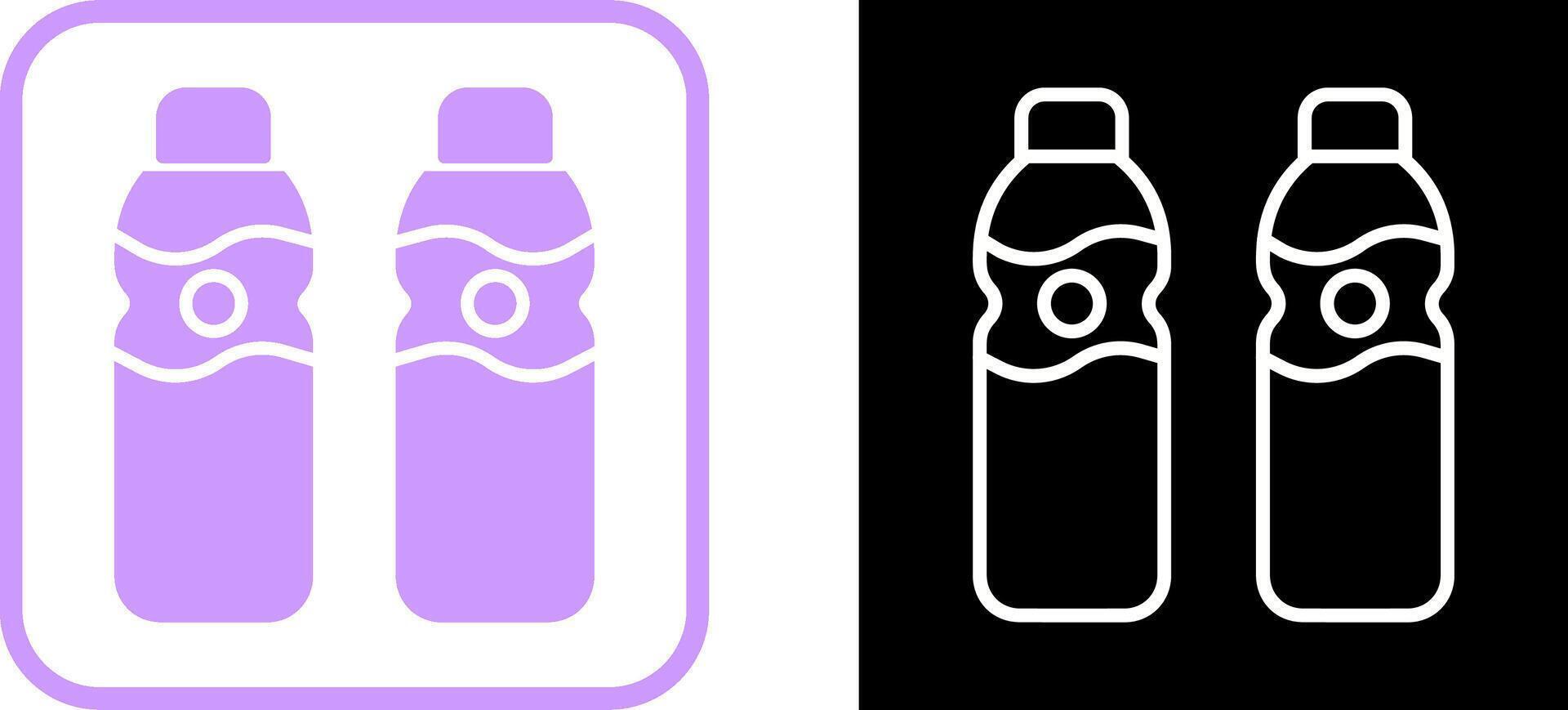 icône de vecteur de bouteille d'eau