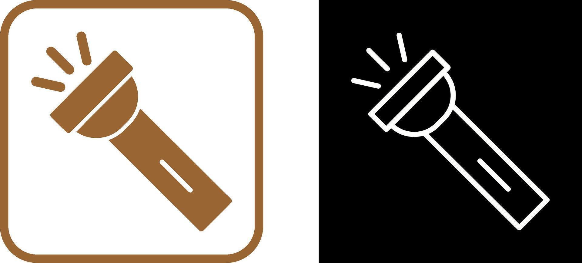 icône de vecteur de lampe de poche