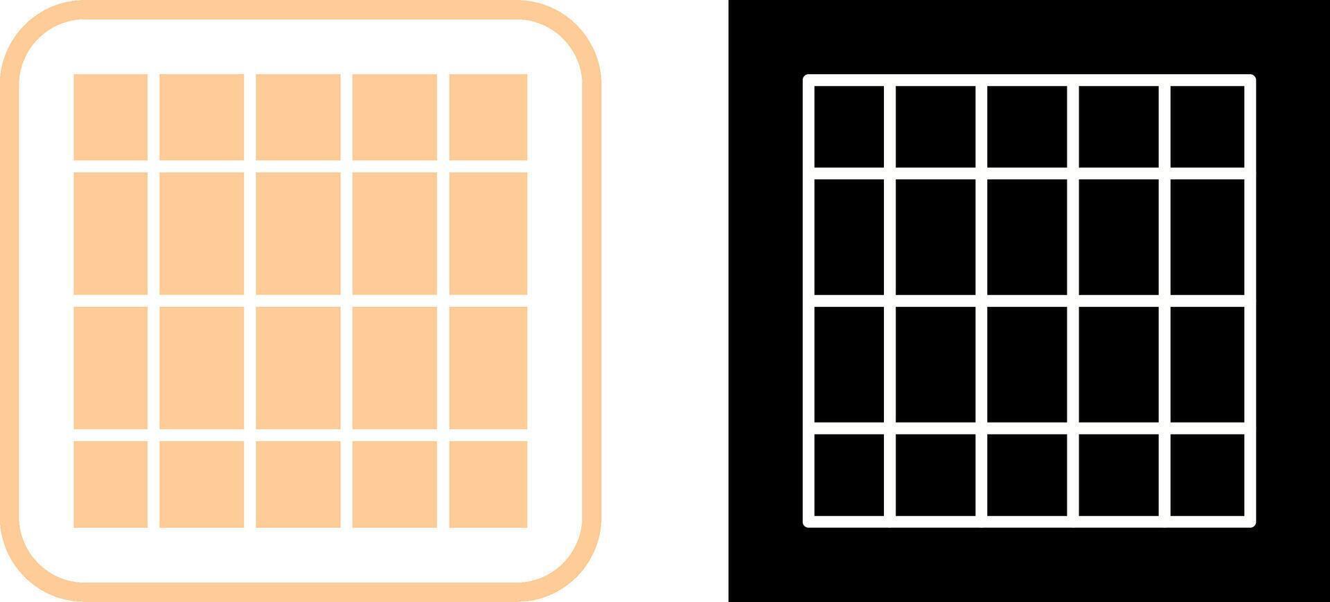 table des taux vecteur icône