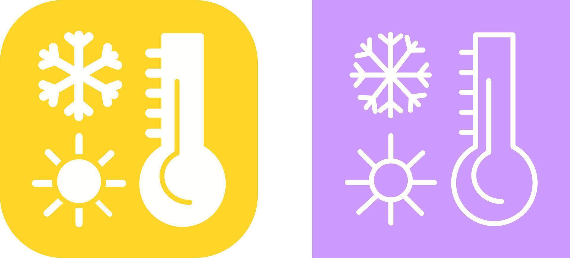 icône de vecteur de thermomètre