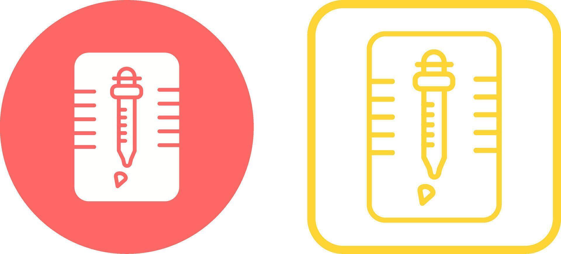 icône de vecteur de compte-gouttes