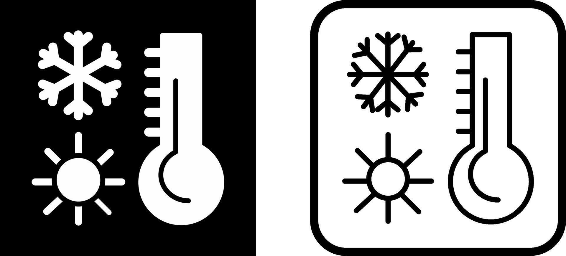 icône de vecteur de thermomètre