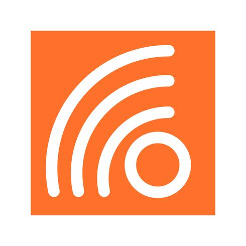 Icône de flux RSS Vector