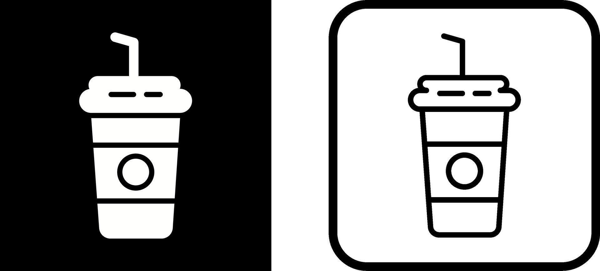 icône de vecteur de lait frappé