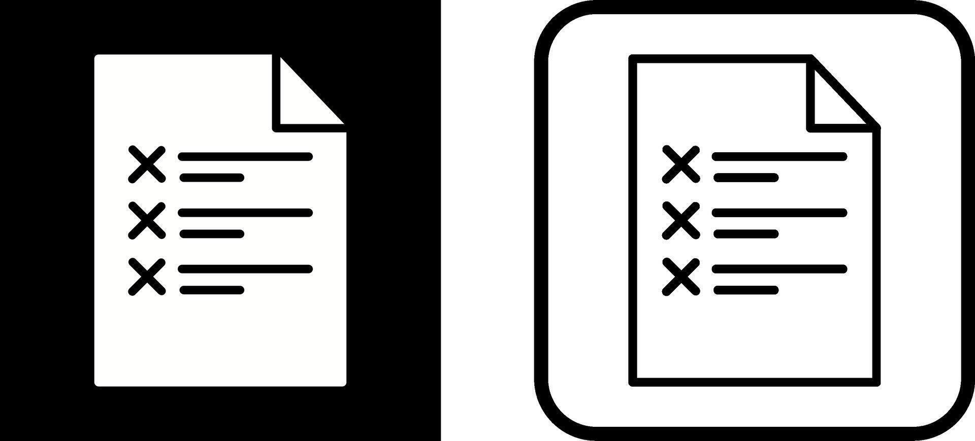 icône de vecteur de note d'affaires