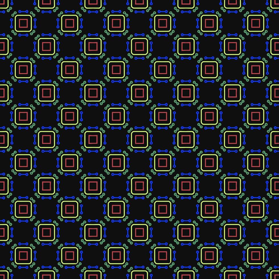 motif abstrait sans couture multicolore. arrière-plan et toile de fond. multicolore. conception ornementale colorée. ornements en mosaïque colorée. illustration graphique vectorielle. vecteur