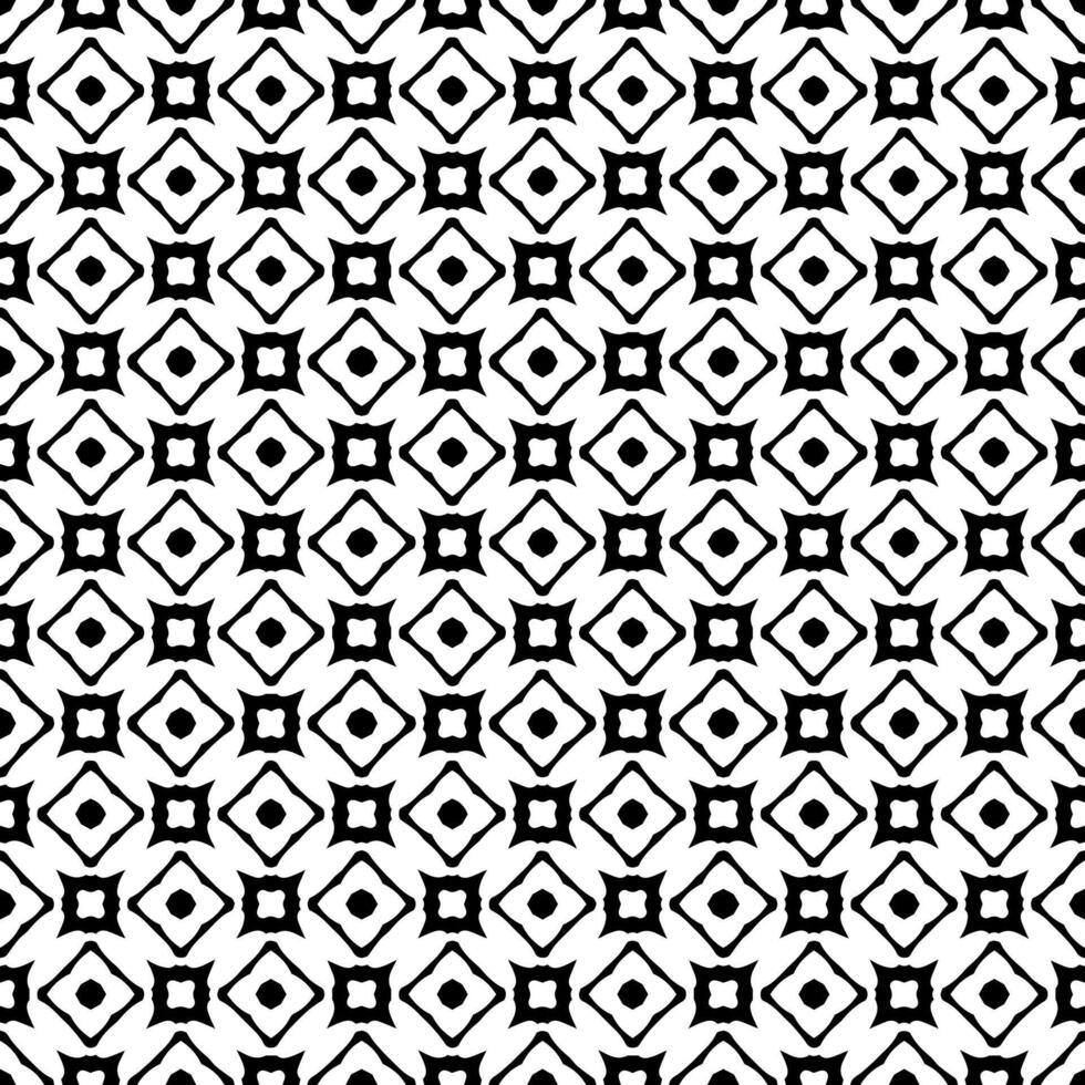 motif abstrait sans couture noir et blanc. arrière-plan et toile de fond. conception ornementale en niveaux de gris. vecteur