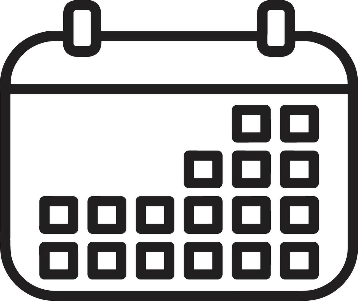 calendrier icône symbole vecteur image