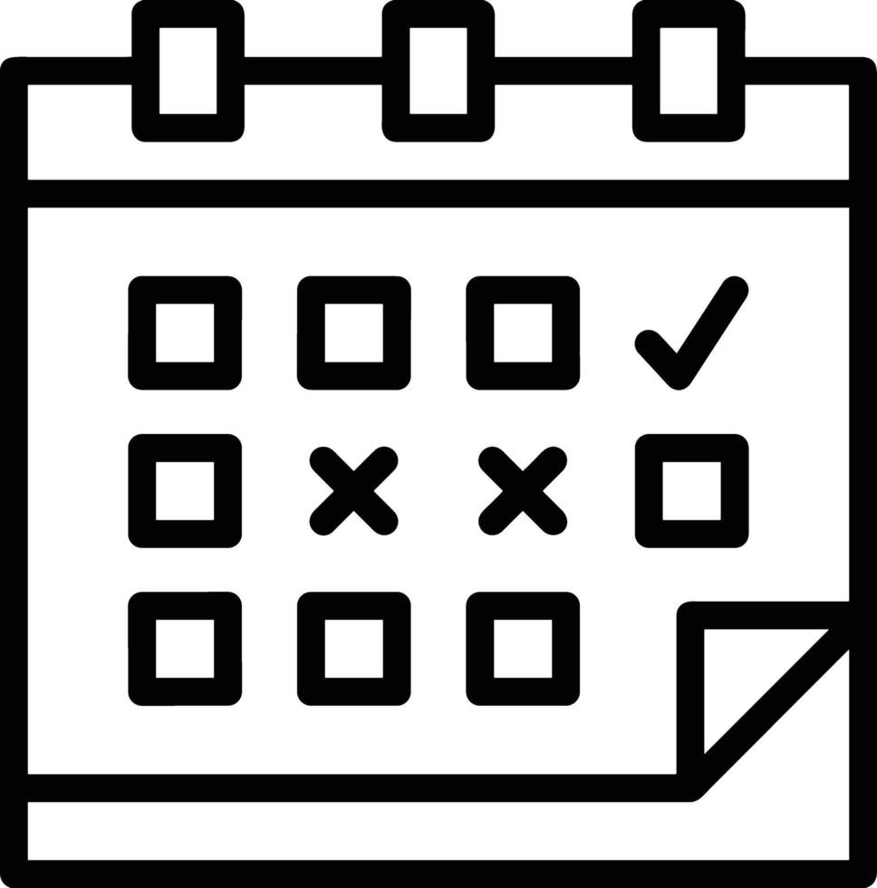 calendrier icône symbole vecteur image