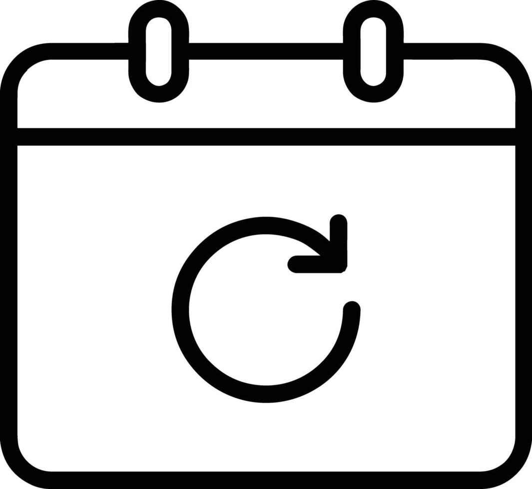 calendrier icône symbole vecteur image