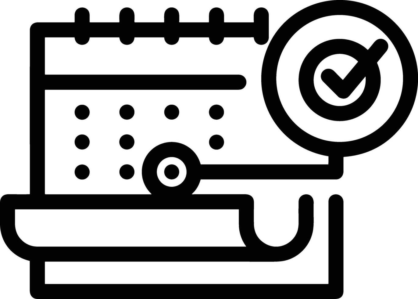 calendrier icône symbole vecteur image