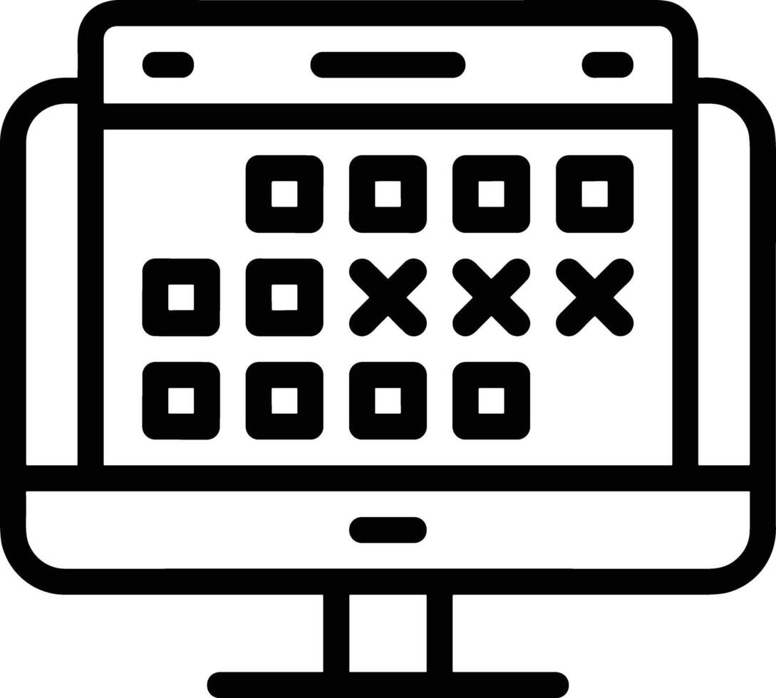 calendrier icône symbole vecteur image