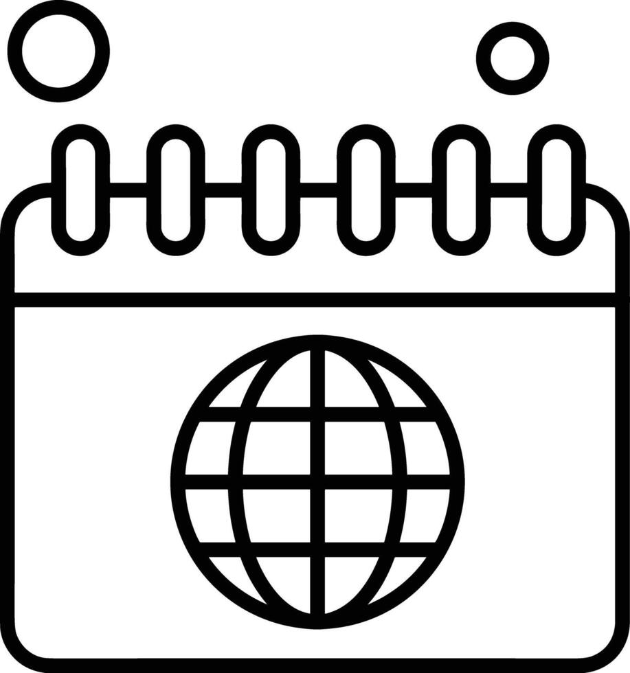 calendrier icône symbole vecteur image