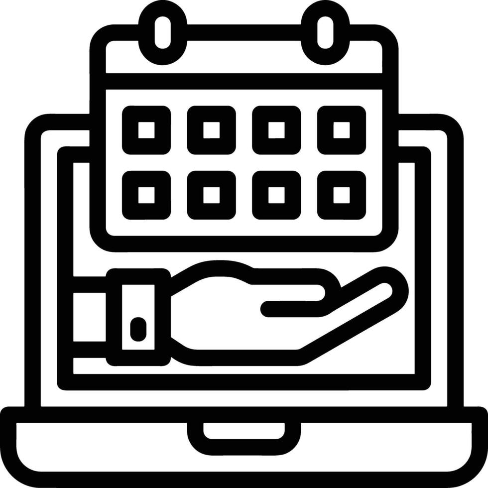 calendrier icône symbole vecteur image