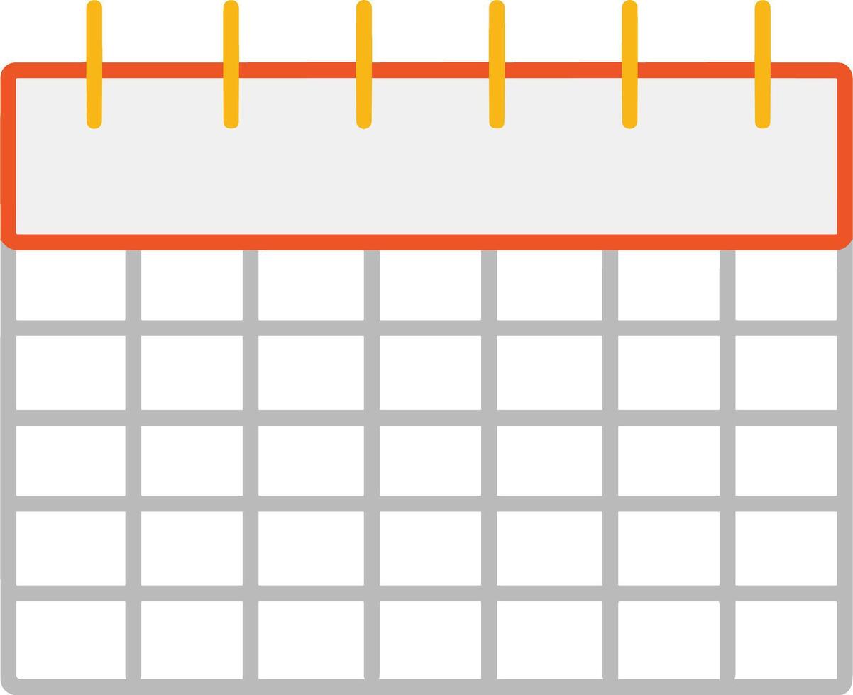 calendrier icône symbole vecteur image