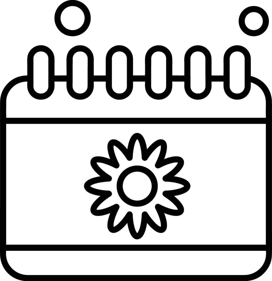 calendrier icône symbole vecteur image