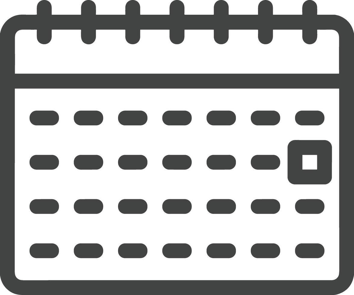 calendrier icône symbole vecteur image