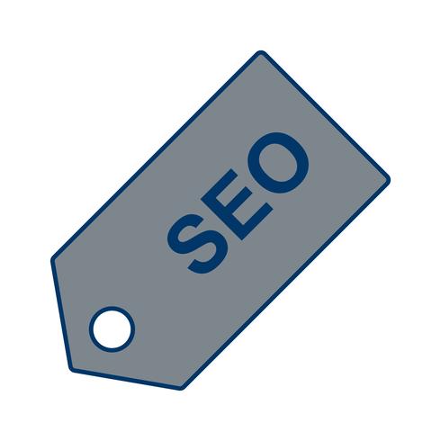 Icône de vecteur SEO Tag