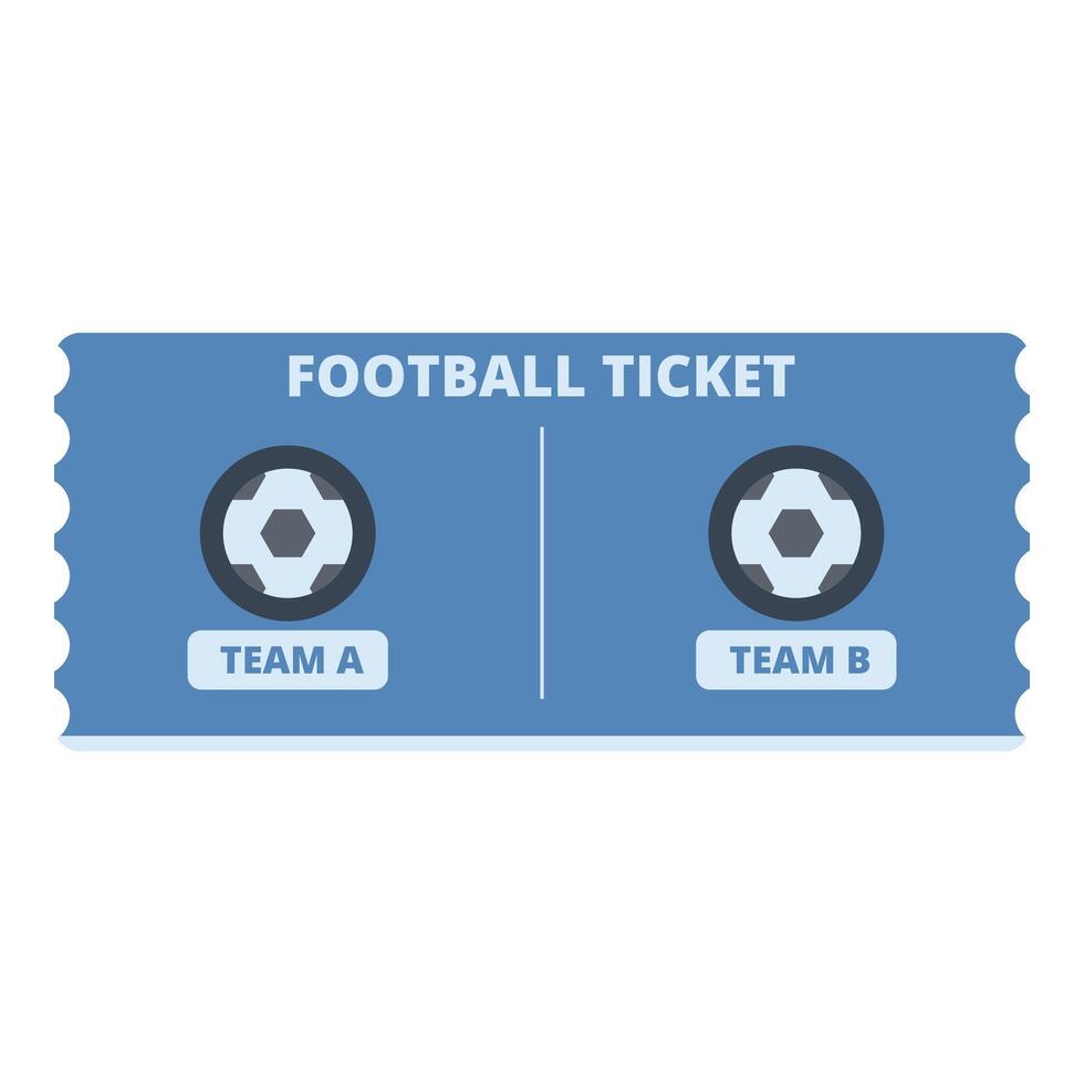 Football billet icône dessin animé vecteur. rencontre tasse carte vecteur