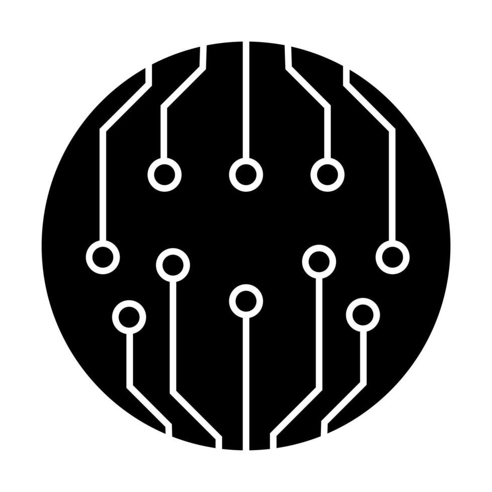 carte de circuit imprimé, icône de vecteur de technologie. pour la conception de votre site Web, logo, application, interface utilisateur. illustration vectorielle