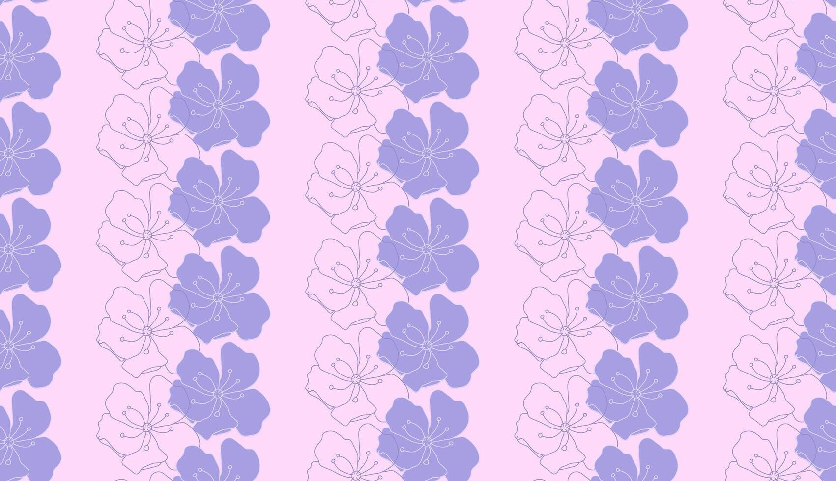 violet floral modèle Contexte vecteur