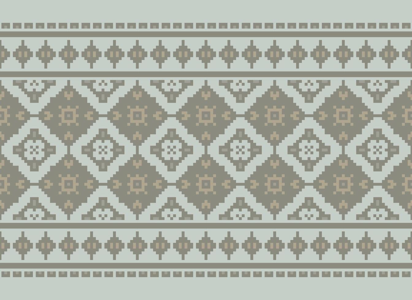 zmijanjski vez broderie style vecteur longue horizontal sans couture modèle - textile ou en tissu impression je suis inspiré par point de croix populaire art dessins de Bosnie et herzégovine