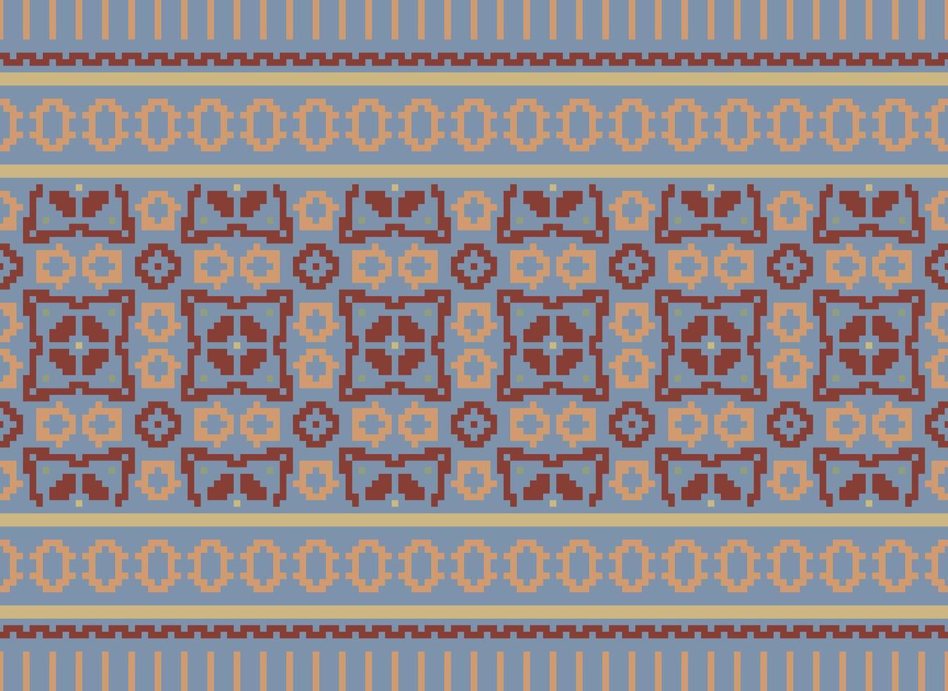 zmijanjski vez broderie style vecteur longue horizontal sans couture modèle - textile ou en tissu impression je suis inspiré par point de croix populaire art dessins de Bosnie et herzégovine