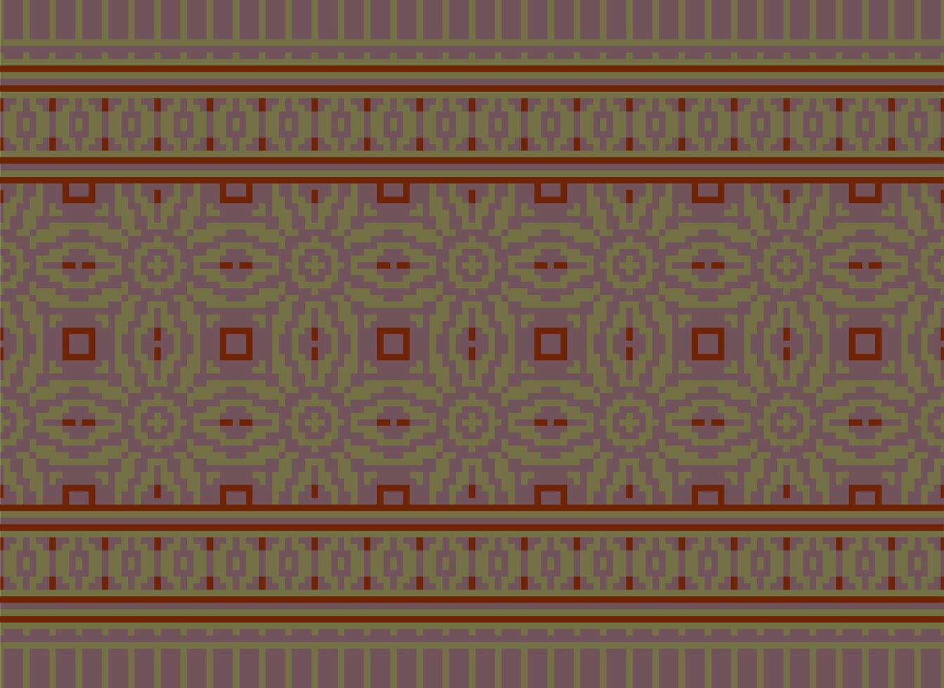 zmijanjski vez broderie style vecteur longue horizontal sans couture modèle - textile ou en tissu impression je suis inspiré par point de croix populaire art dessins de Bosnie et herzégovine