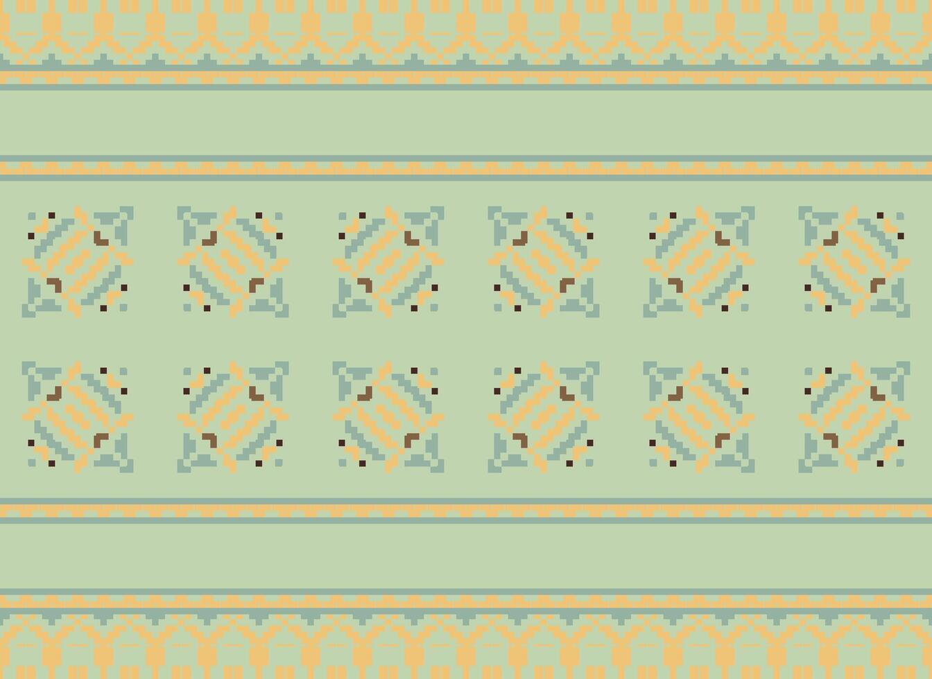 traverser point. pixels. géométrique ethnique Oriental sans couture modèle traditionnel Contexte. style aztèque abstrait vecteur illustration. conception pour textile, rideau, tapis, fond d'écran, vêtements, emballage