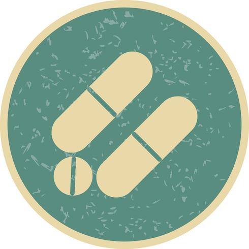 Icône de médicaments de vecteur