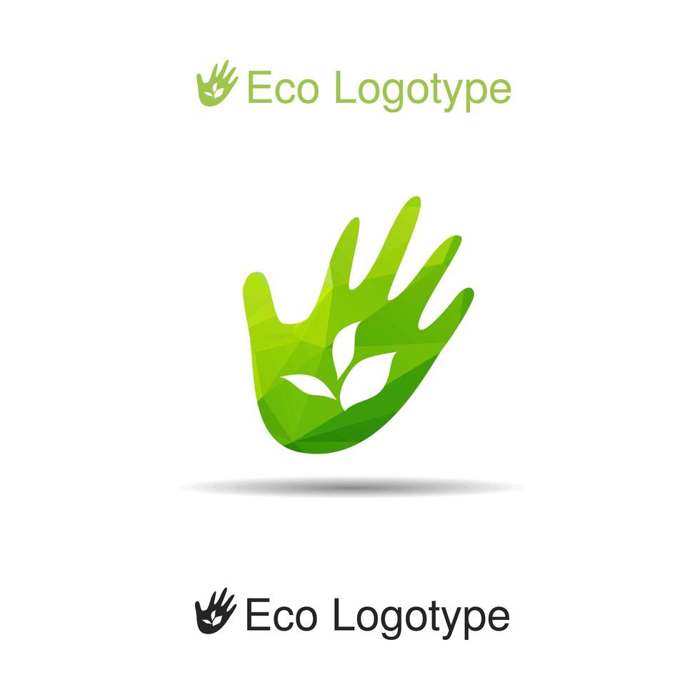 logo ou icône de l'écologie vectorielle, logotype de la nature vecteur