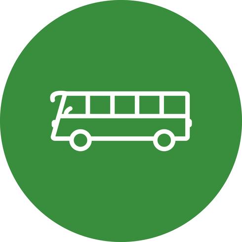 Icône de bus de vecteur