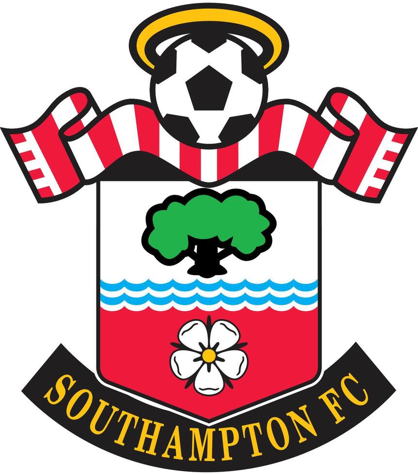 le logo de le sudhampton Football club de le Anglais premier ligue vecteur