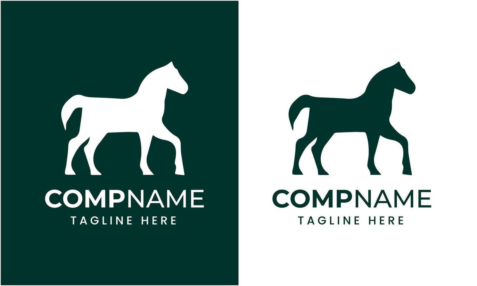 ai généré cheval minimaliste moderne unique logo icône symbole idée vecteur graphique conception modèle
