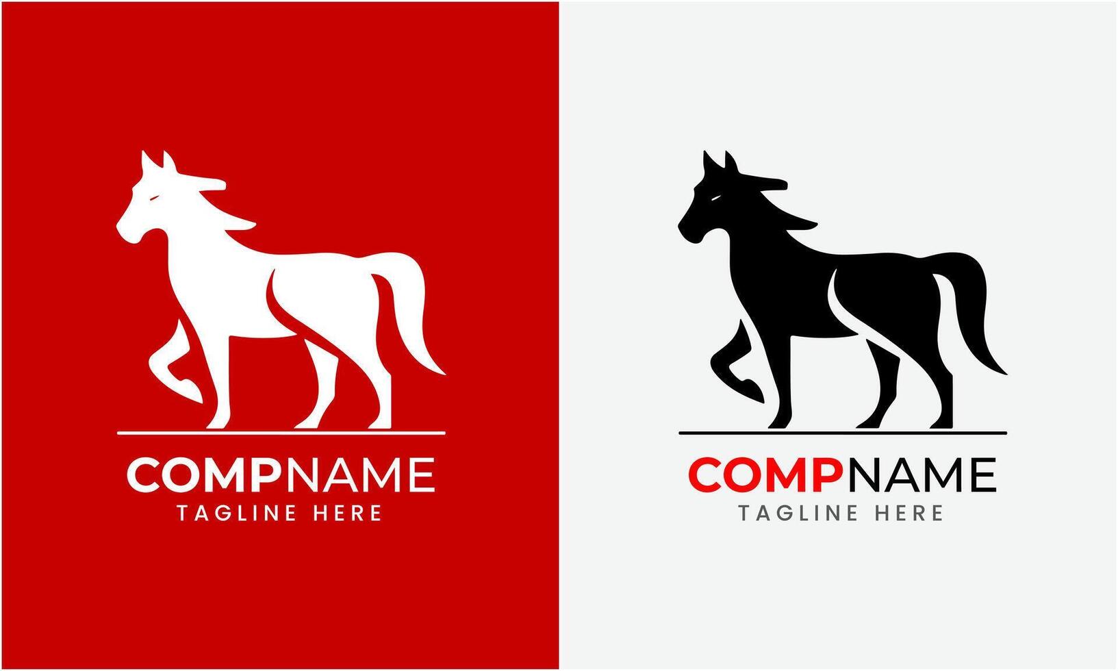 ai généré cheval minimaliste moderne unique logo icône symbole idée vecteur graphique conception modèle