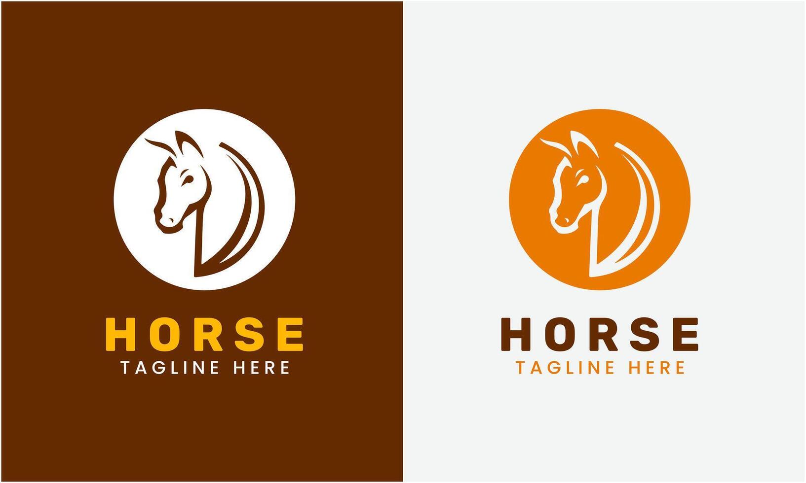 ai généré cheval minimaliste moderne unique logo icône symbole idée vecteur graphique conception modèle