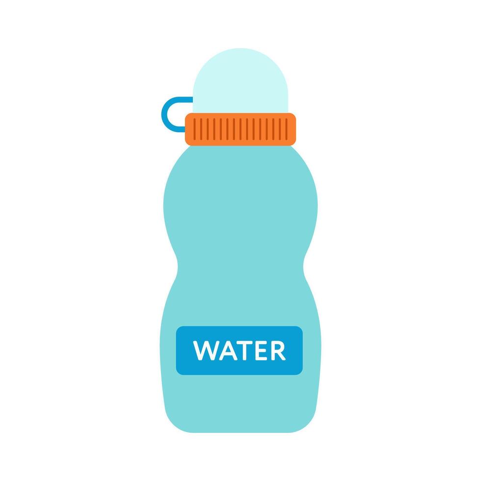 des sports bouteille hydro ballon l'eau. sport l'eau bouteille vecteur illustration coloré.