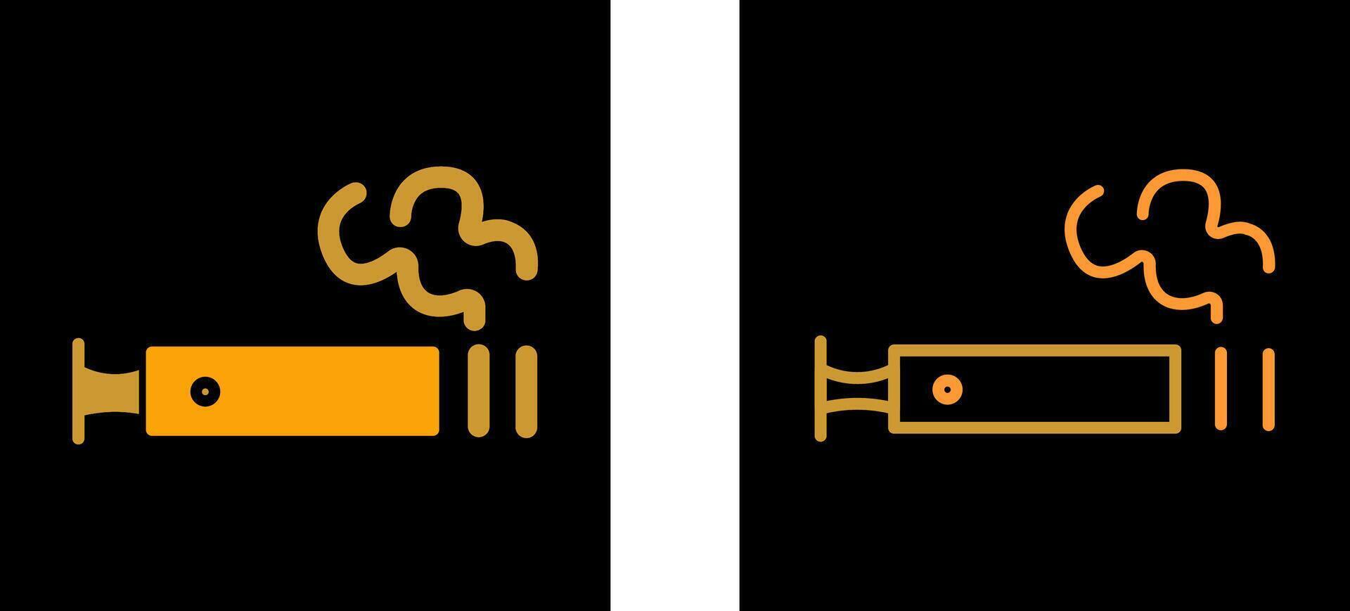 icône de vecteur de cigarette électronique