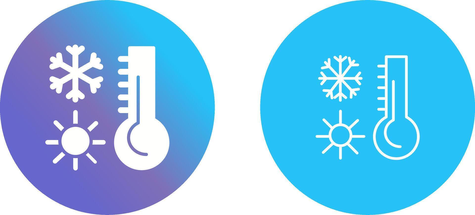 icône de vecteur de thermomètre