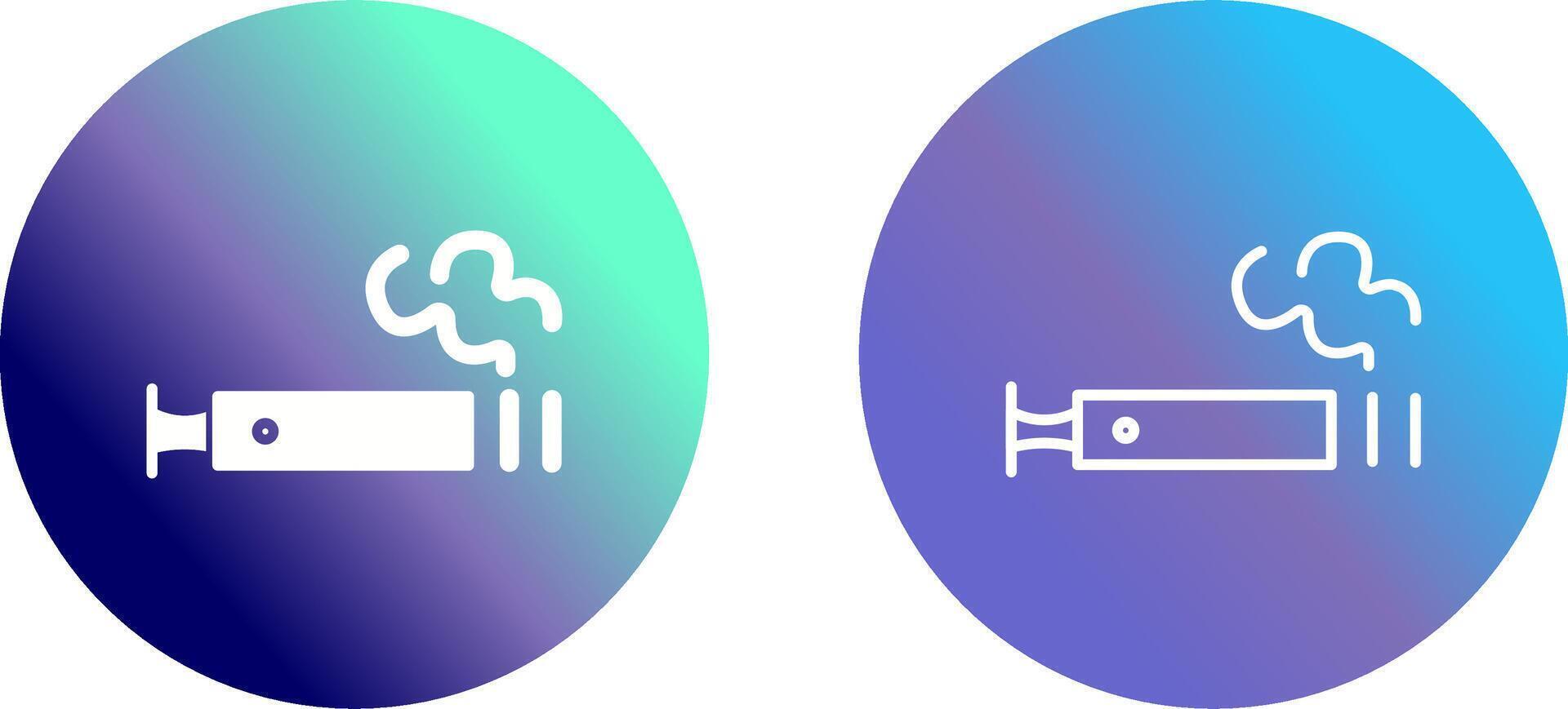 icône de vecteur de cigarette électronique