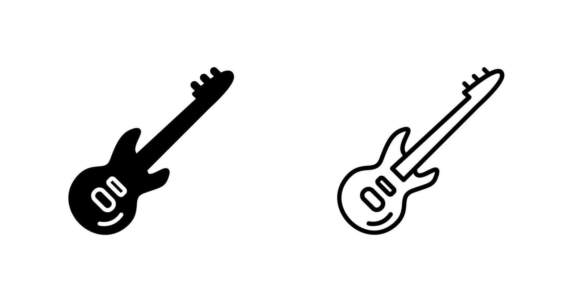 icône de vecteur de guitare