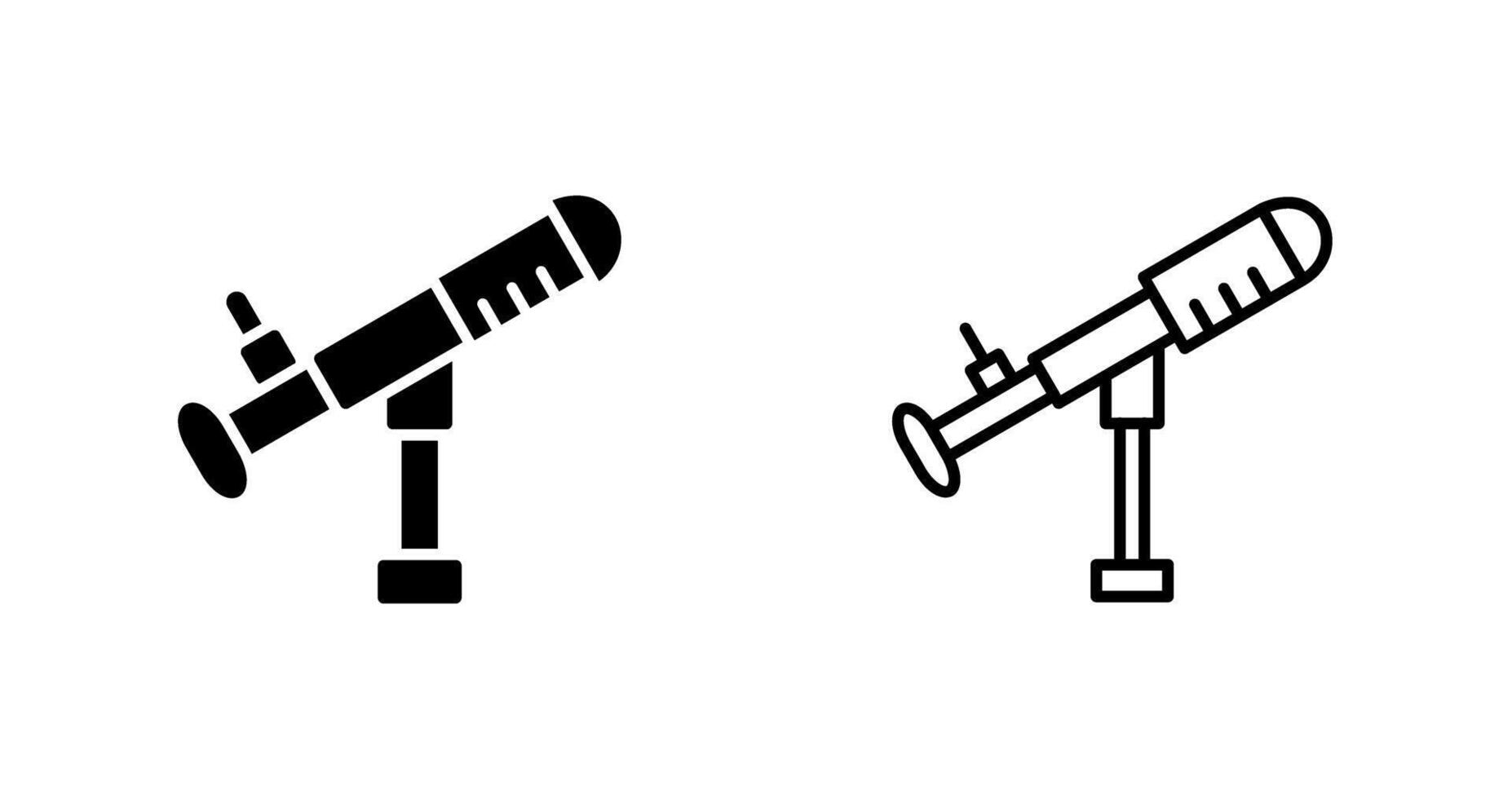 icône de vecteur de télescope