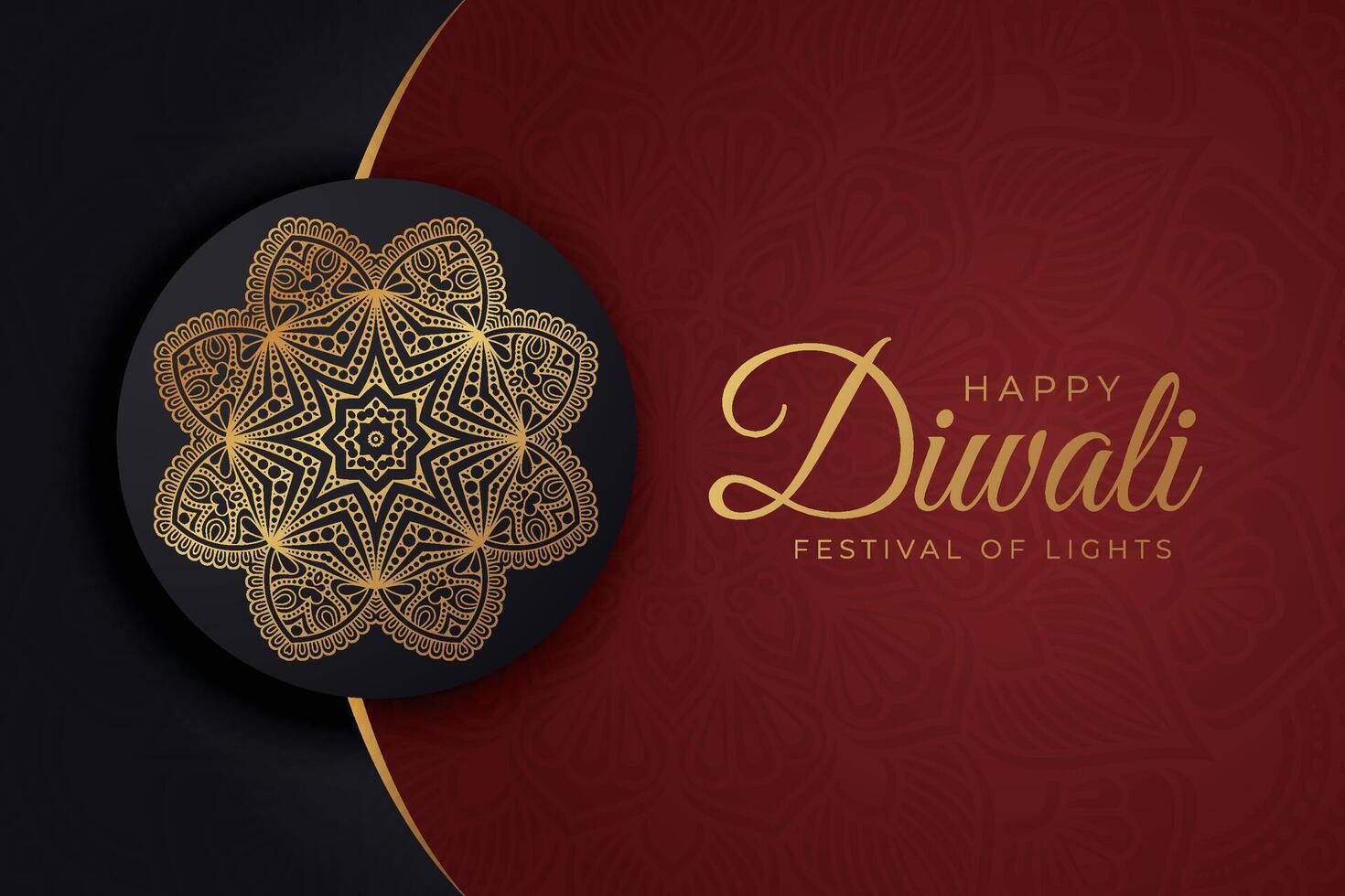 diwali - Indien Festival de lumières, conception modèle pour cartes postales, faire-part, salutation cartes, affiches, dépliants, Contexte et bannière conceptions. vecteur