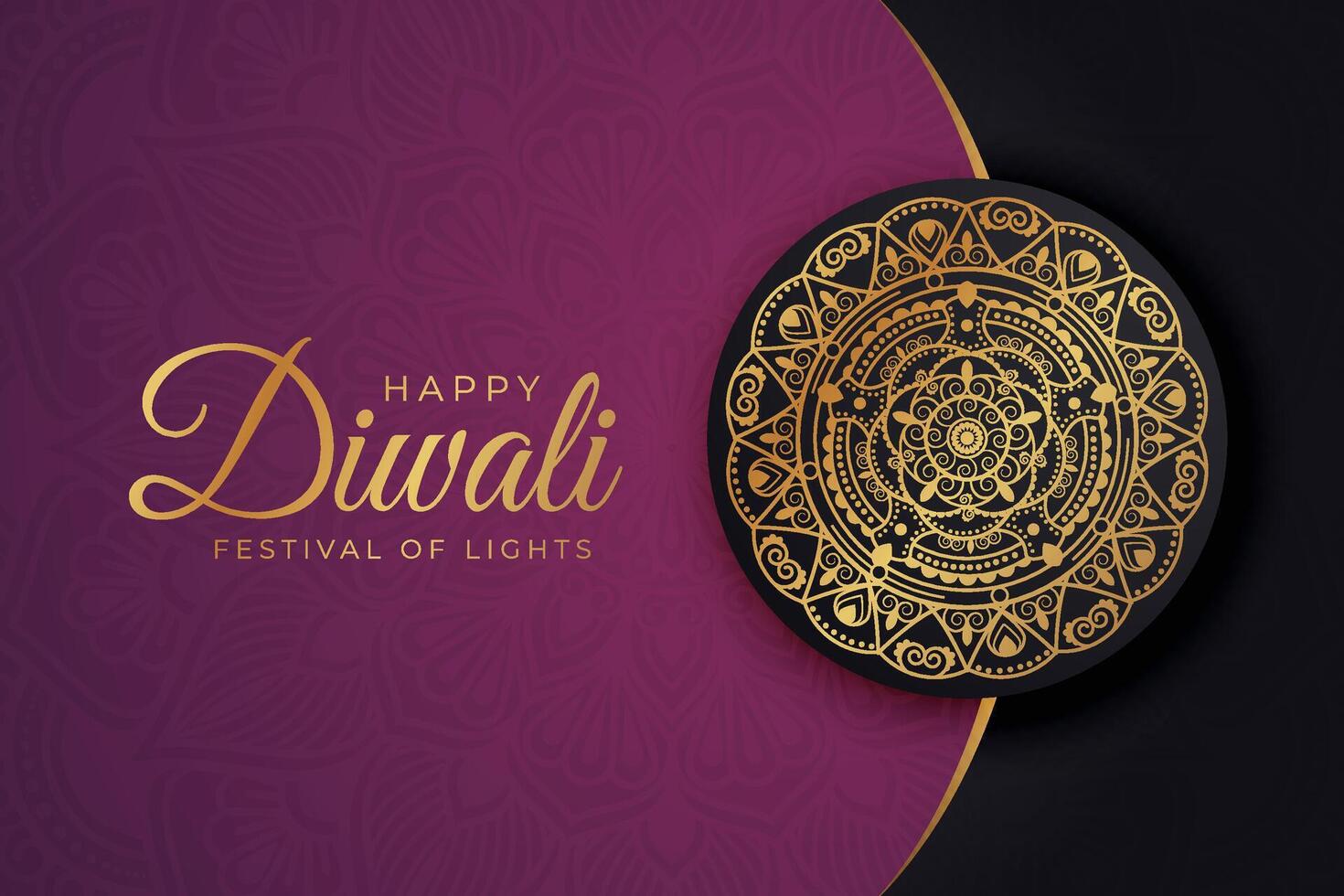 diwali - Indien Festival de lumières, conception modèle pour cartes postales, faire-part, salutation cartes, affiches, dépliants, Contexte et bannière conceptions. vecteur