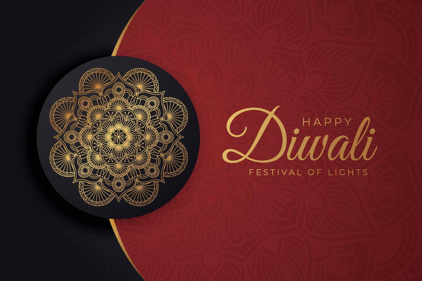 diwali - Indien Festival de lumières, conception modèle pour cartes postales, faire-part, salutation cartes, affiches, dépliants, Contexte et bannière conceptions. vecteur