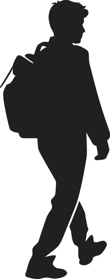 conscient masculinité masculin vecteur symbole dans noir logo conception savant Signature noir icône pour accompli Masculin élèves