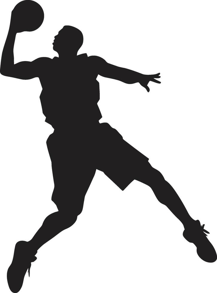 tremper dextérité basketball joueur vecteur logo pour précision tremper ciel sculpteur tremper vecteur icône pour cerceau artistes