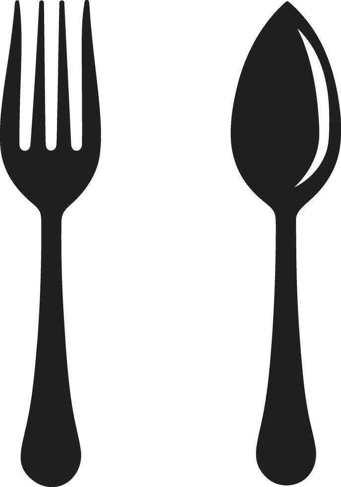 gourmet la gastronomie insigne vecteur logo pour culinaire excellence élégant à manger emblème fourchette et couteau vecteur icône dans élégant conception