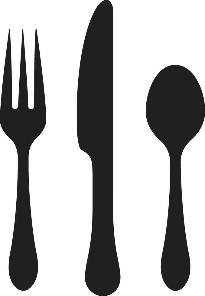 gourmet la gastronomie insigne fourchette et couteau icône dans vecteur talent artistique bien à manger marque vecteur logo pour culinaire classe