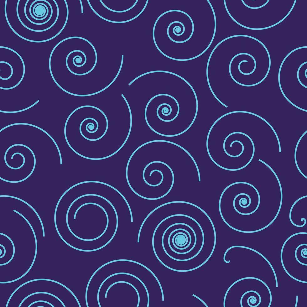 la ligne en spirale forme un motif de fond transparent vecteur